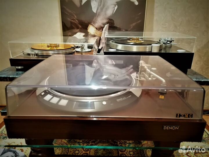 Denon DP-55L. Проигрыватель+шелл+голова+игла