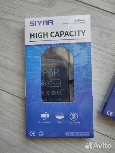 Аккумулятор siyaa для iPhone X и 6 Plus