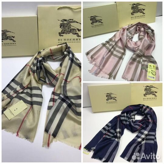 Палантин Burberry кашемир