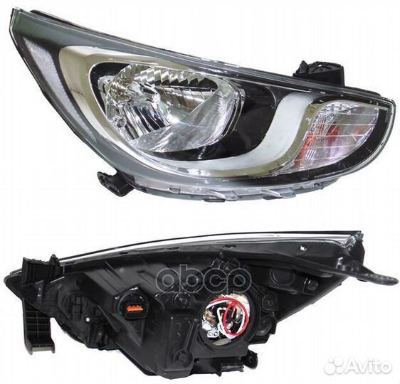 221-1160rmldem2 фара правая hyundai solaris