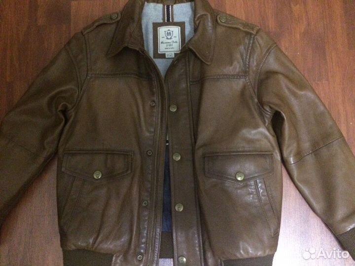 Куртка детская. Кожа. Massimo Dutti 122-134 см