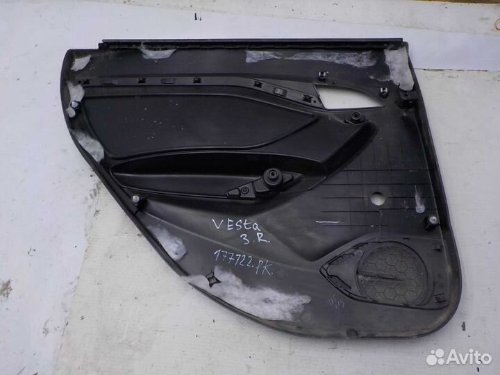 Обшивка двери LADA vesta задняя правая