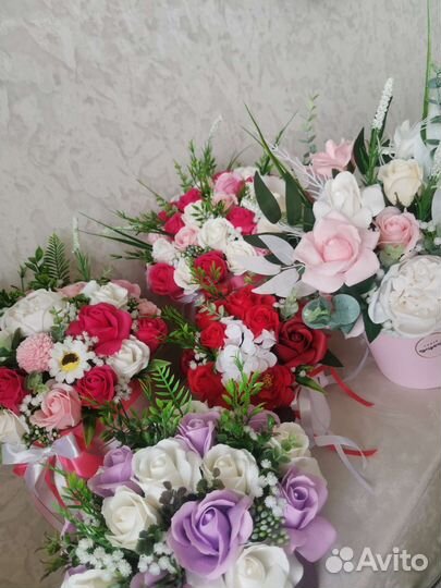 Мыльные розы Букеты