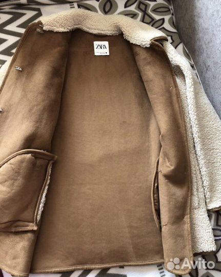 Шуба тедди Zara