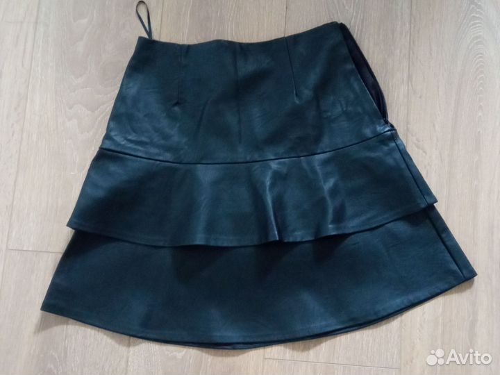 Кожаная юбка