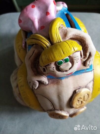 Новая прикольная копилка из керамики