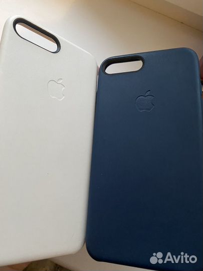 Кожаный чехол на iPhone 7 + ; 8+