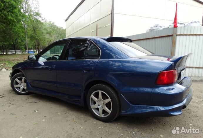 Накладка на задний бампер Cyber для Mitsubishi Gal