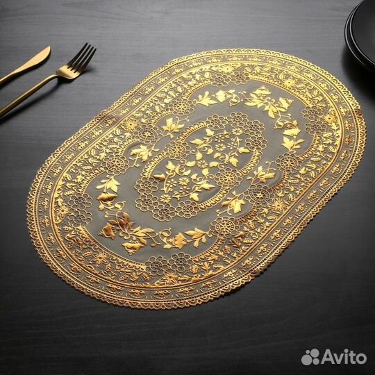 Набор салфеток ажурных Доляна «Веер», 4630 см, 4 ш