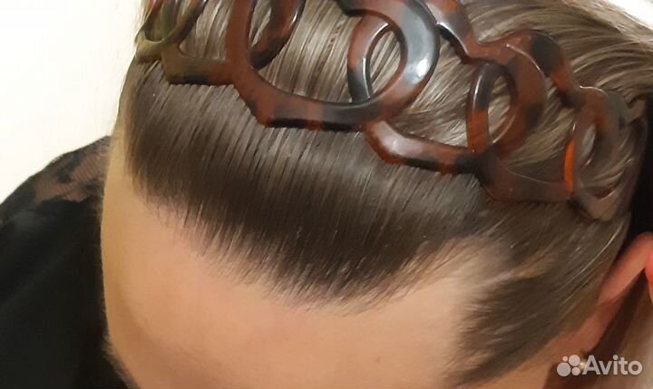 Прорезиненный ободок для волос