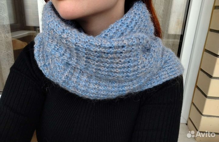 Шарф снуд ручной работы