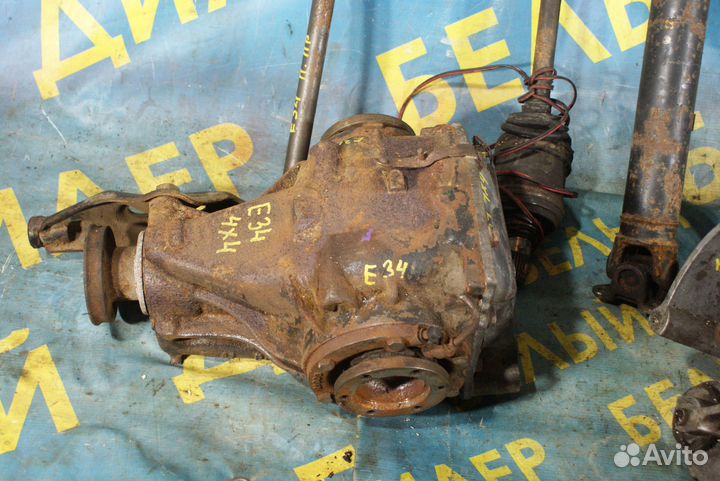 Полный swap BMW E34 4X4