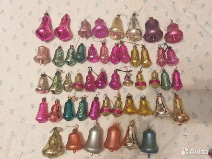 Елочные игрушки СССР Колокольчики
