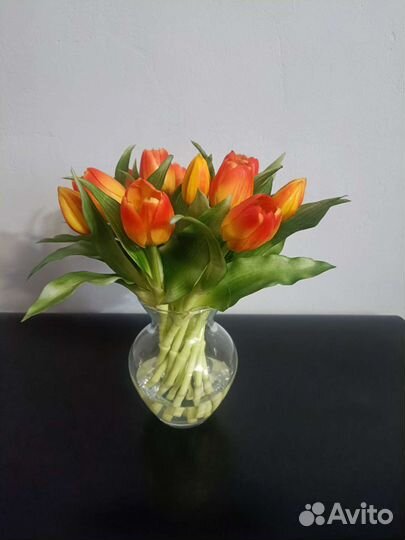 Искусственные цветы тюльпаны