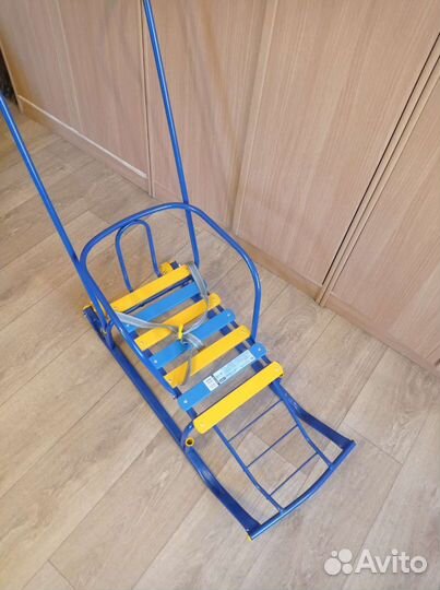 Детские санки на колесах