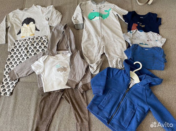 Вещи детские Carter’s 6-9мес