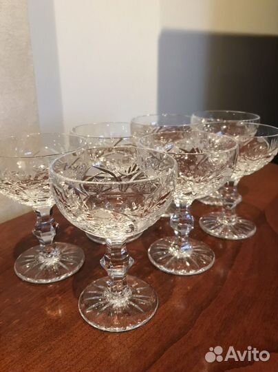 Хрустальные рюмки СССР
