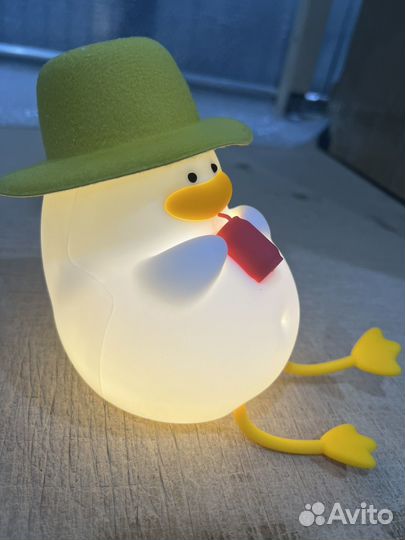 Ночник уточка в шляпе