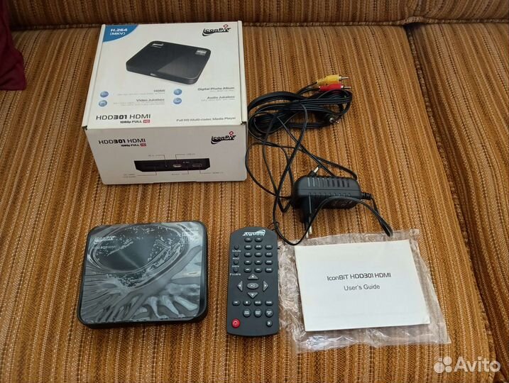 TV приставка медиаплеер iconbit hdd301 hdmi