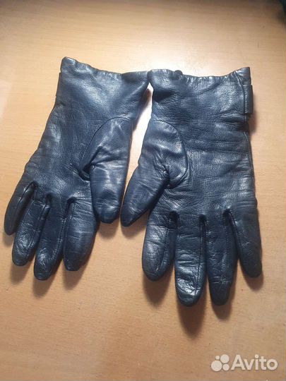 Перчатки женские кожаные 7 размер