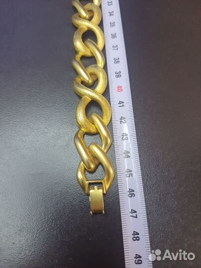Винтажная массивная цепочка-ожерелье времен СССР