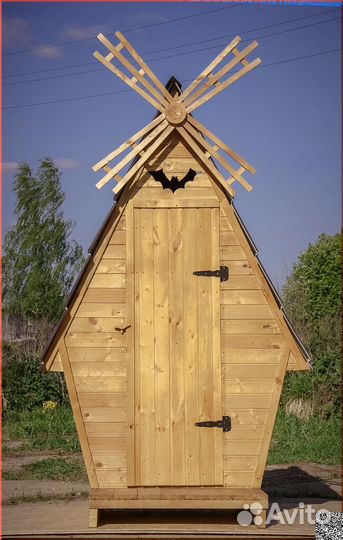 Уличный туалет с установкой