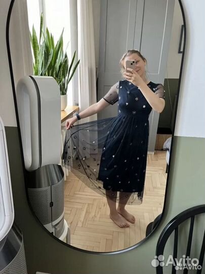 Новое выпускное платье S 42 44 фатин сетка