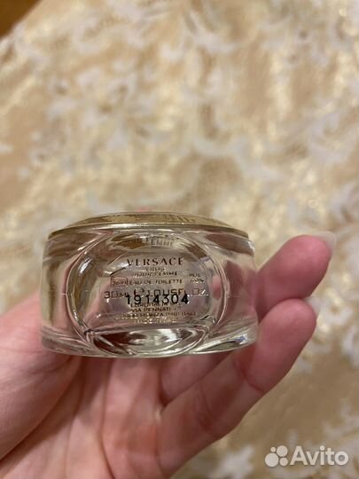 Versace eros pour femme пустой флакон