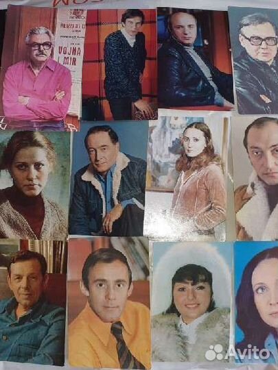 Актеры советского кино открытки