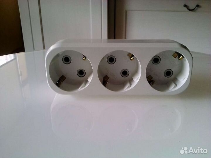 Тройник розетка