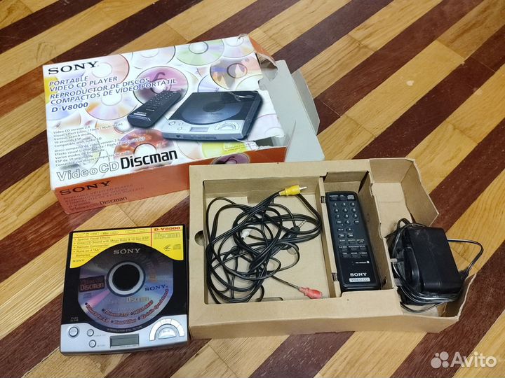 Cd player sony v-d8000 discman