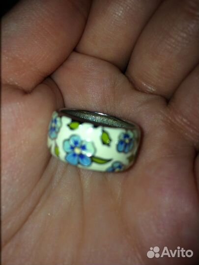 Кольцо серебряное