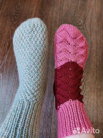 Носки вязаные шерстяные и полушерстяные