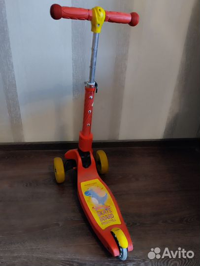 Самокат складной детский 3 колёсный