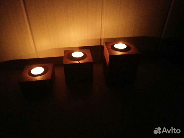 Подсвечники массив дуба