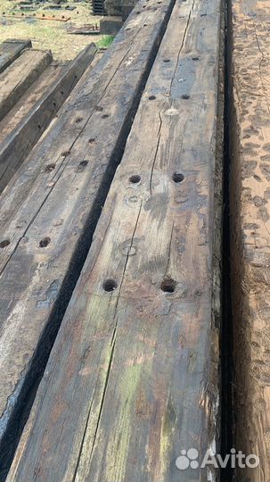 Шпалы деревянные