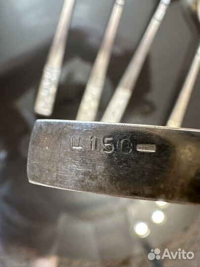 Ложки вилки мельхиор СССР