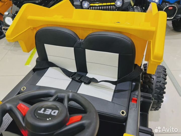 Детский электромобиль DET-truck NEL-797N желтый