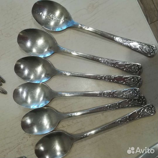 Мельхиоровые ложки,вилки,винтаж