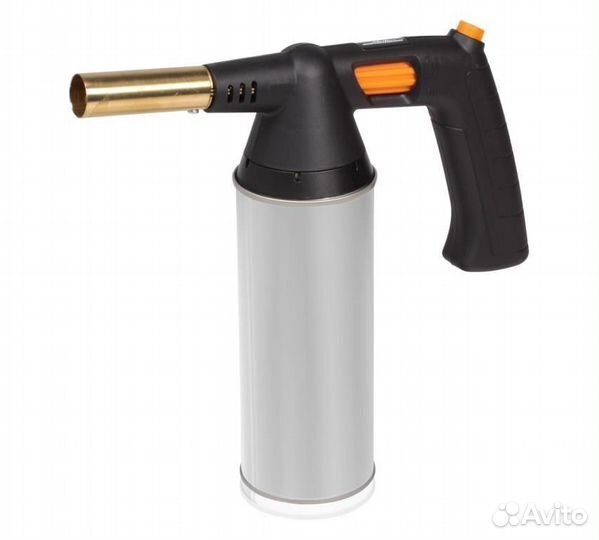 Горелка газовая с ручкой на цанговый баллон, пьезо