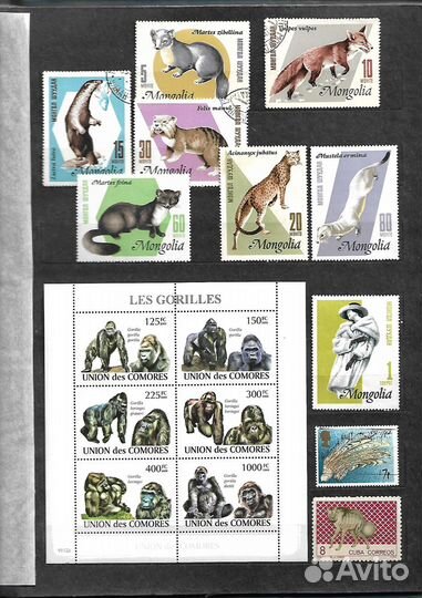 Марки Фауна. Часть 5