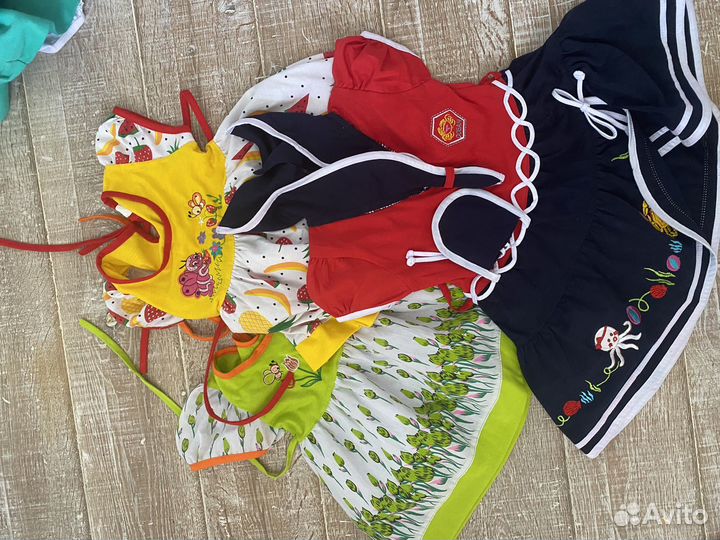 Большой пакет одежды для девочки 80-86
