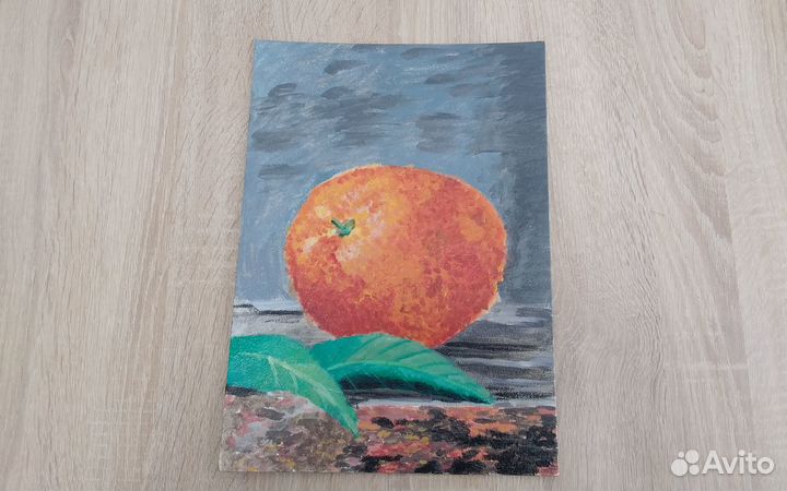 Картина маслом на картоне