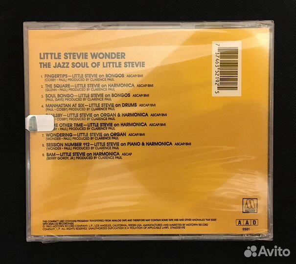 Stevie Wonder. Раритет. 1-й альбом. CD (Mint)