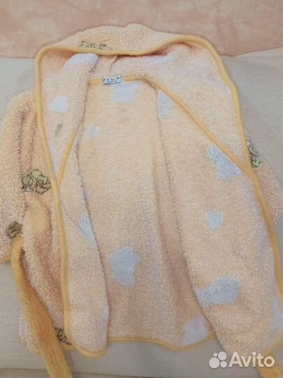 Банный халат детский 80 размер