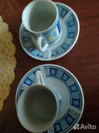 Кофейная пара фарфор. Европейская коллекция