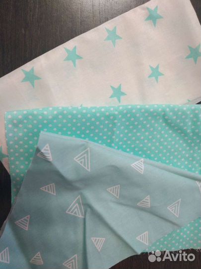 Ткани лоскут, обрезки ткани, сатин, поплин, бязь