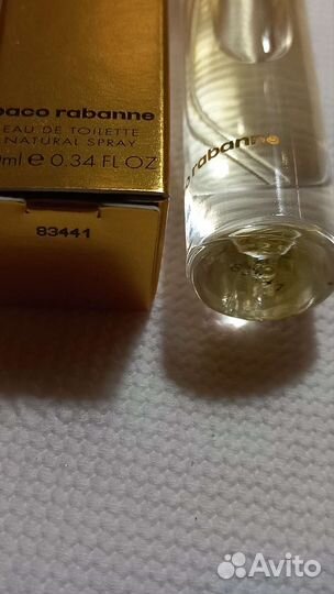 Paco rabanne 1 million edt 10ml мужская