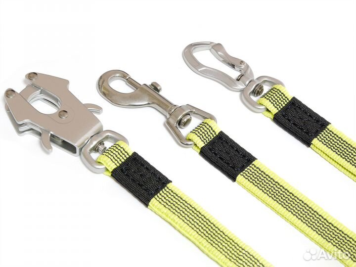 Прорезиненный поводок для средних и крупных собак