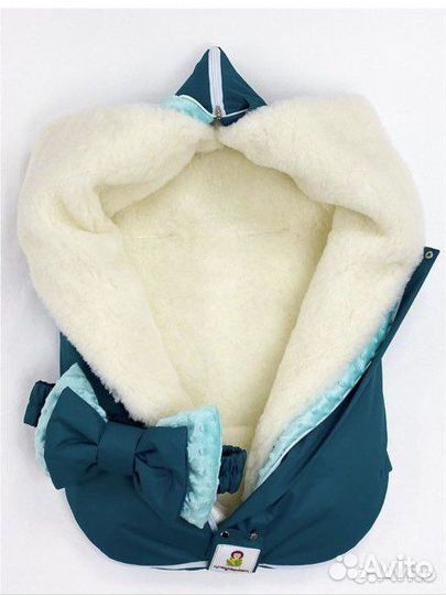 Конверт на выписку (цвет морской волны)